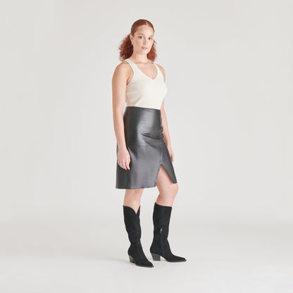 Raj Boots in Onyx Suede | Women's Onyx Suede Knee-High Boots
 – Dolce Vita | Dolce Vita