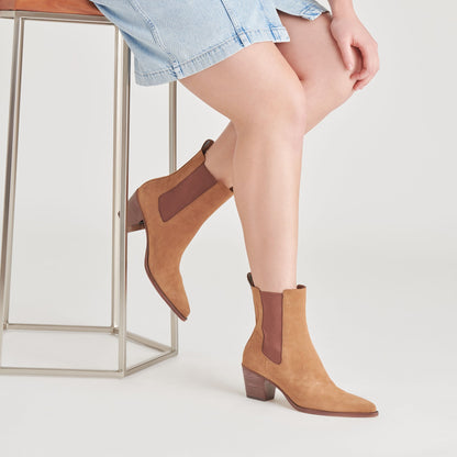 SHADIE H2O BOOTIES BROWN SUEDE
 – Dolce Vita | Dolce Vita
