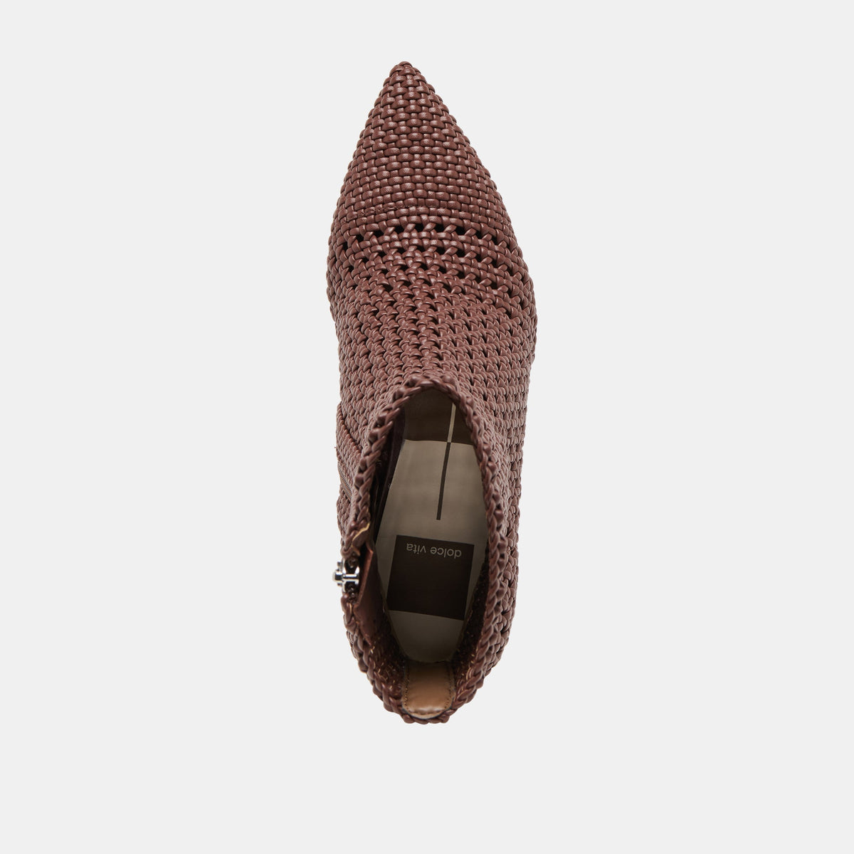 Embry Brown Woven Stella Booties | Dolce Vita