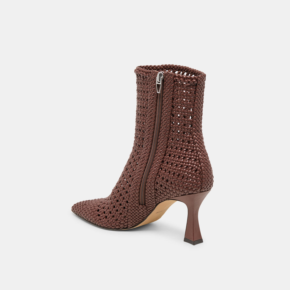 Embry Brown Woven Stella Booties | Dolce Vita