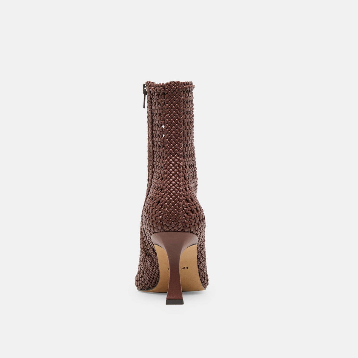 Embry Brown Woven Stella Booties | Dolce Vita