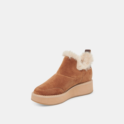 ARDY PLUSH H2O BOOTIES PECAN SUEDE
 – Dolce Vita | Dolce Vita