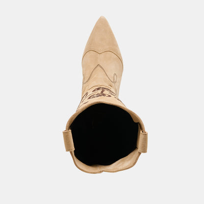 Wilde Sand Suede Boots | Dolce Vita