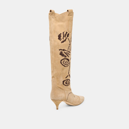 Wilde Sand Suede Boots | Dolce Vita