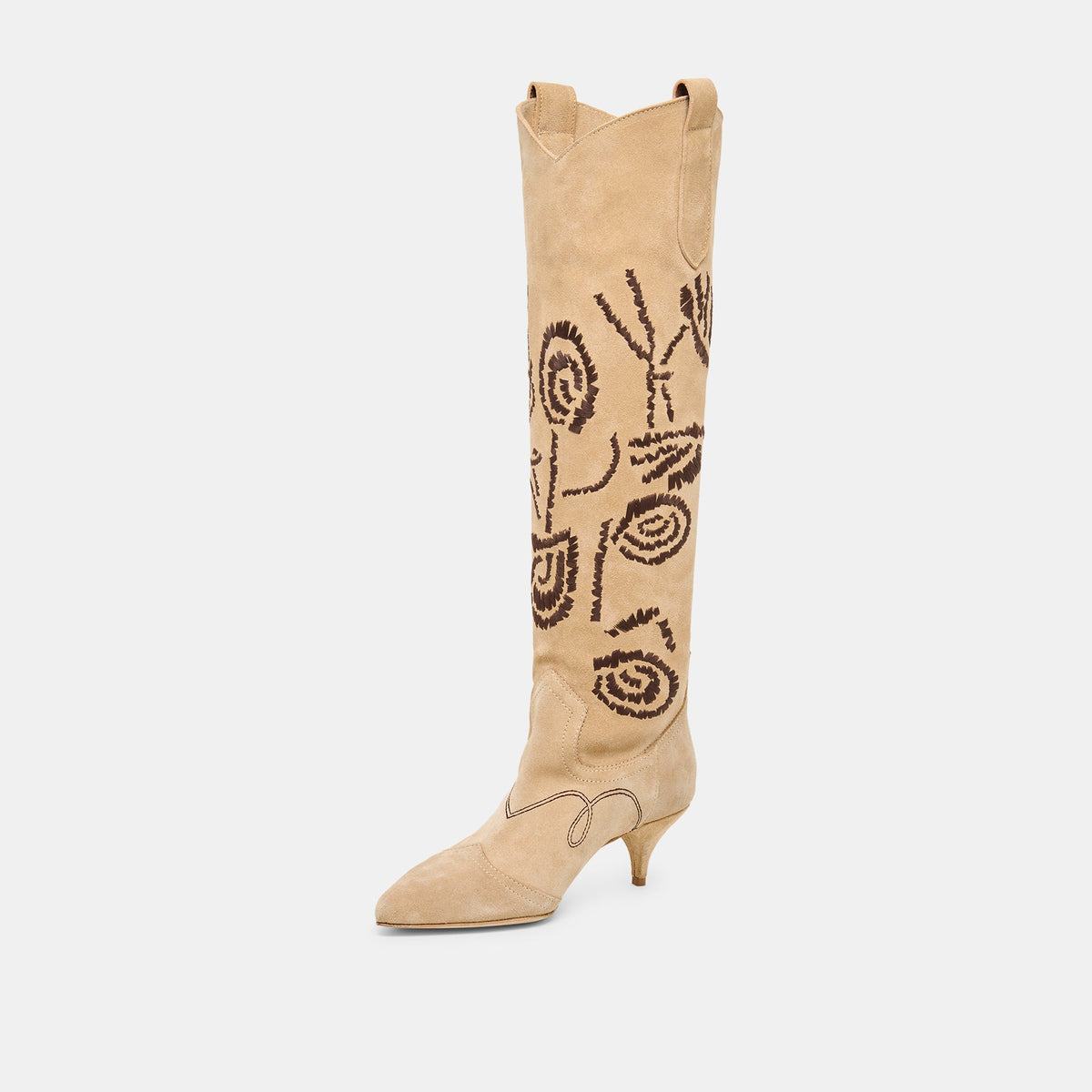 Wilde Sand Suede Boots | Dolce Vita