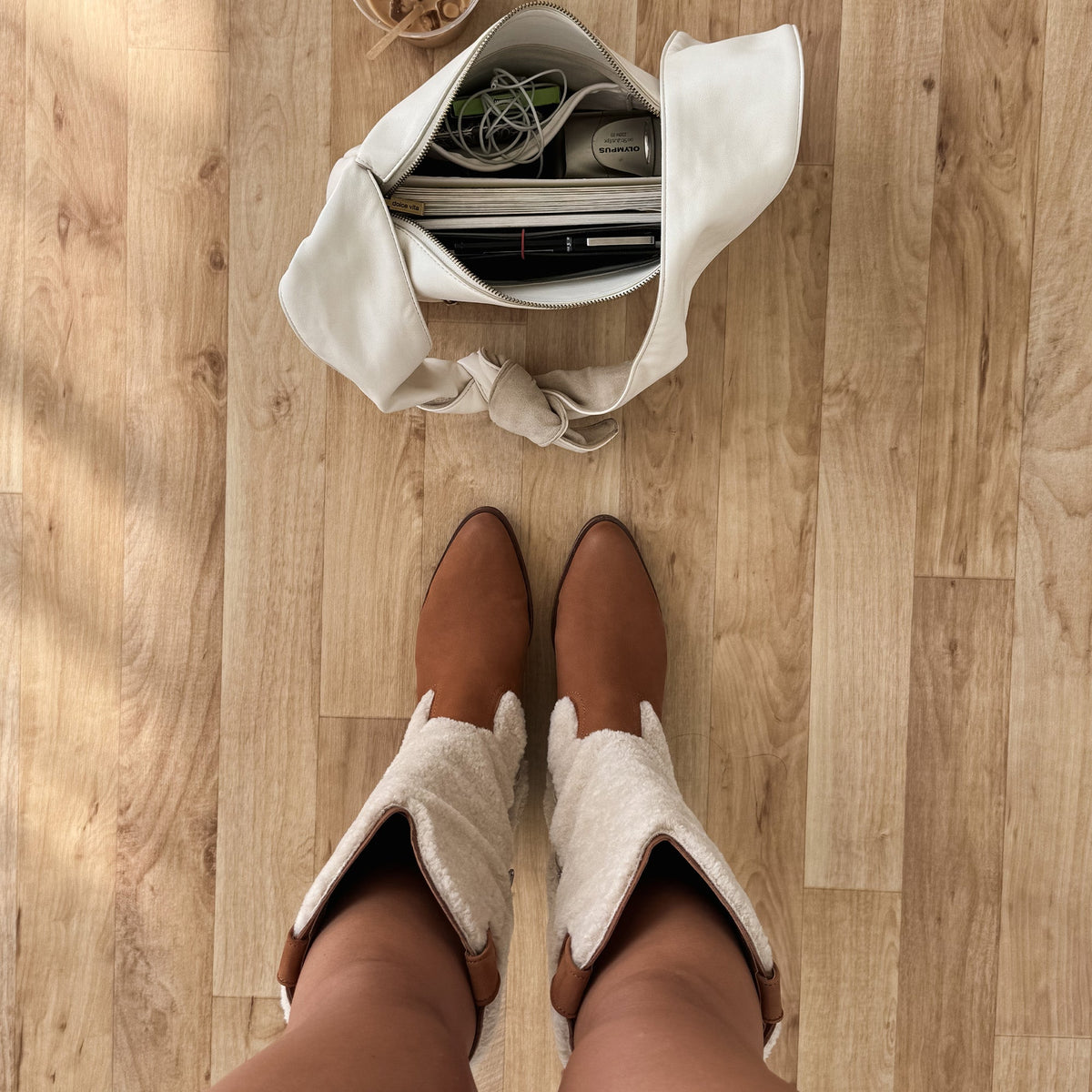 Mykel Plush Caramel Nubuck Boots | Dolce Vita
