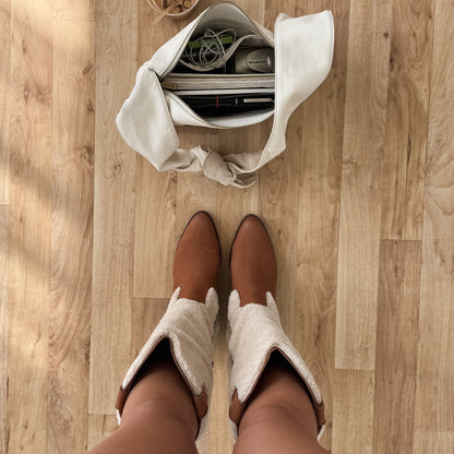 Mykel Plush Caramel Nubuck Boots | Dolce Vita