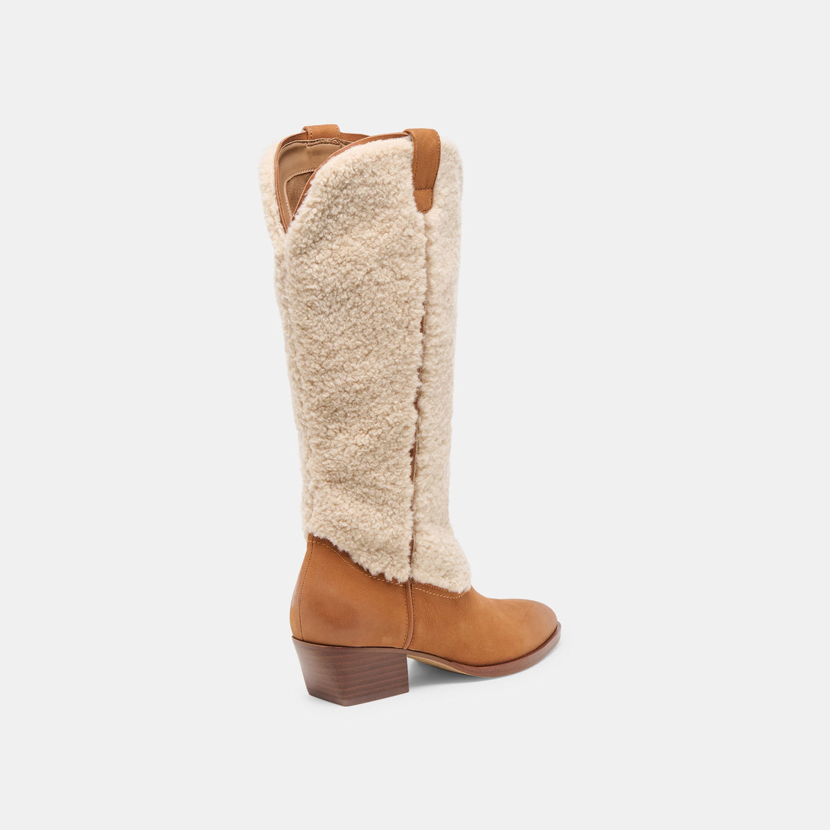 Mykel Plush Caramel Nubuck Boots | Dolce Vita