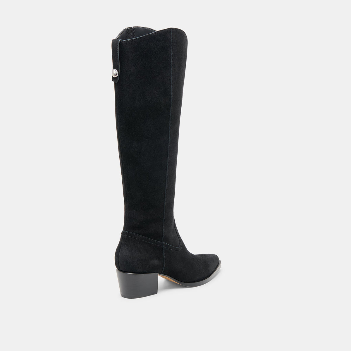 Virona H2O Waterproof Onyx Suede Wide Calf Boots | Dolce Vita