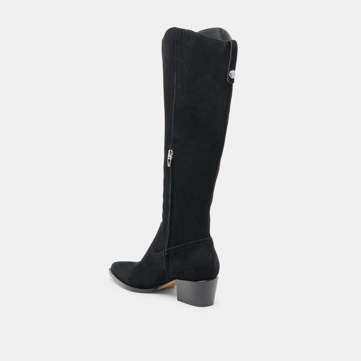 Virona H2O Waterproof Onyx Suede Wide Calf Boots | Dolce Vita