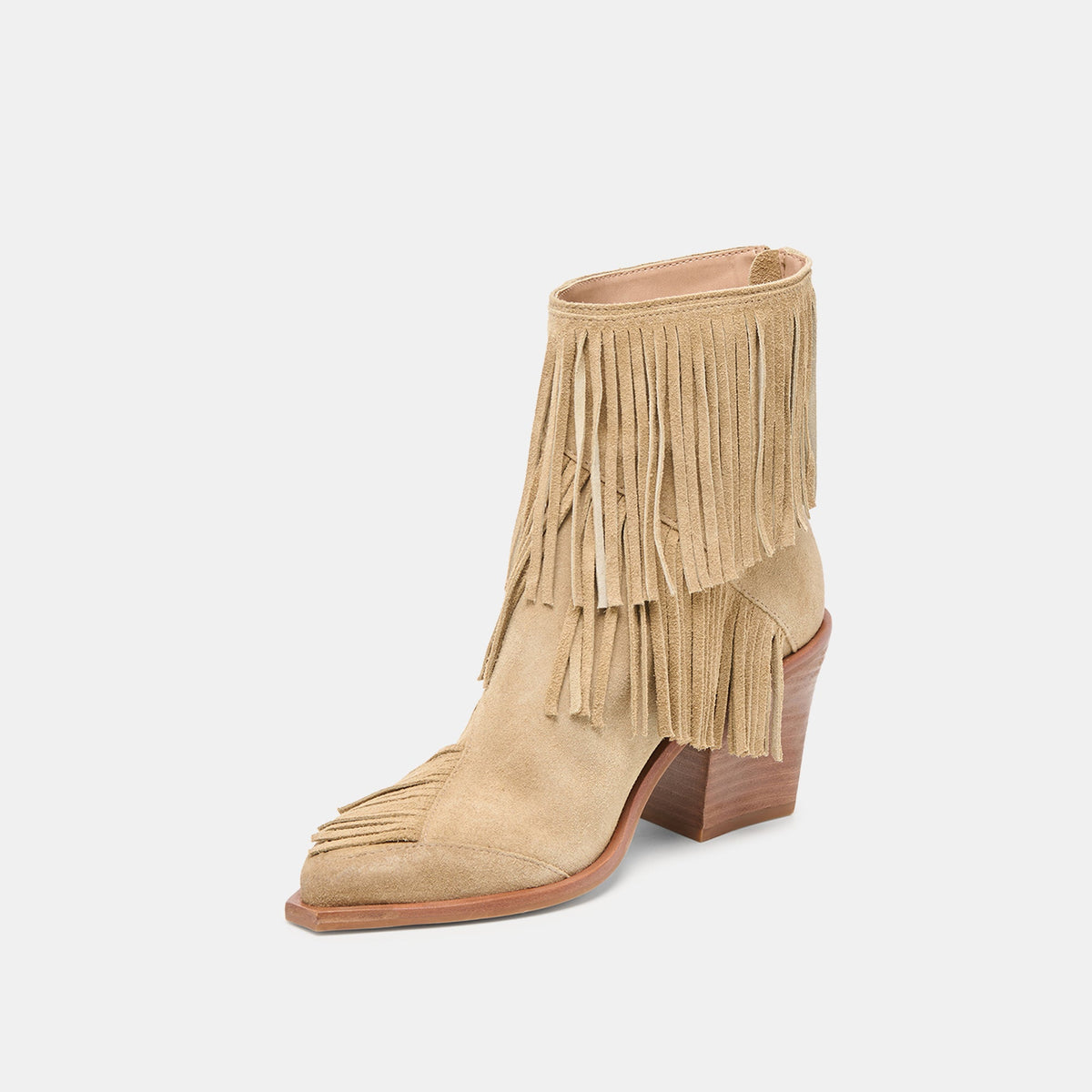 Torey Dk Taupe Suede Booties | Dolce Vita