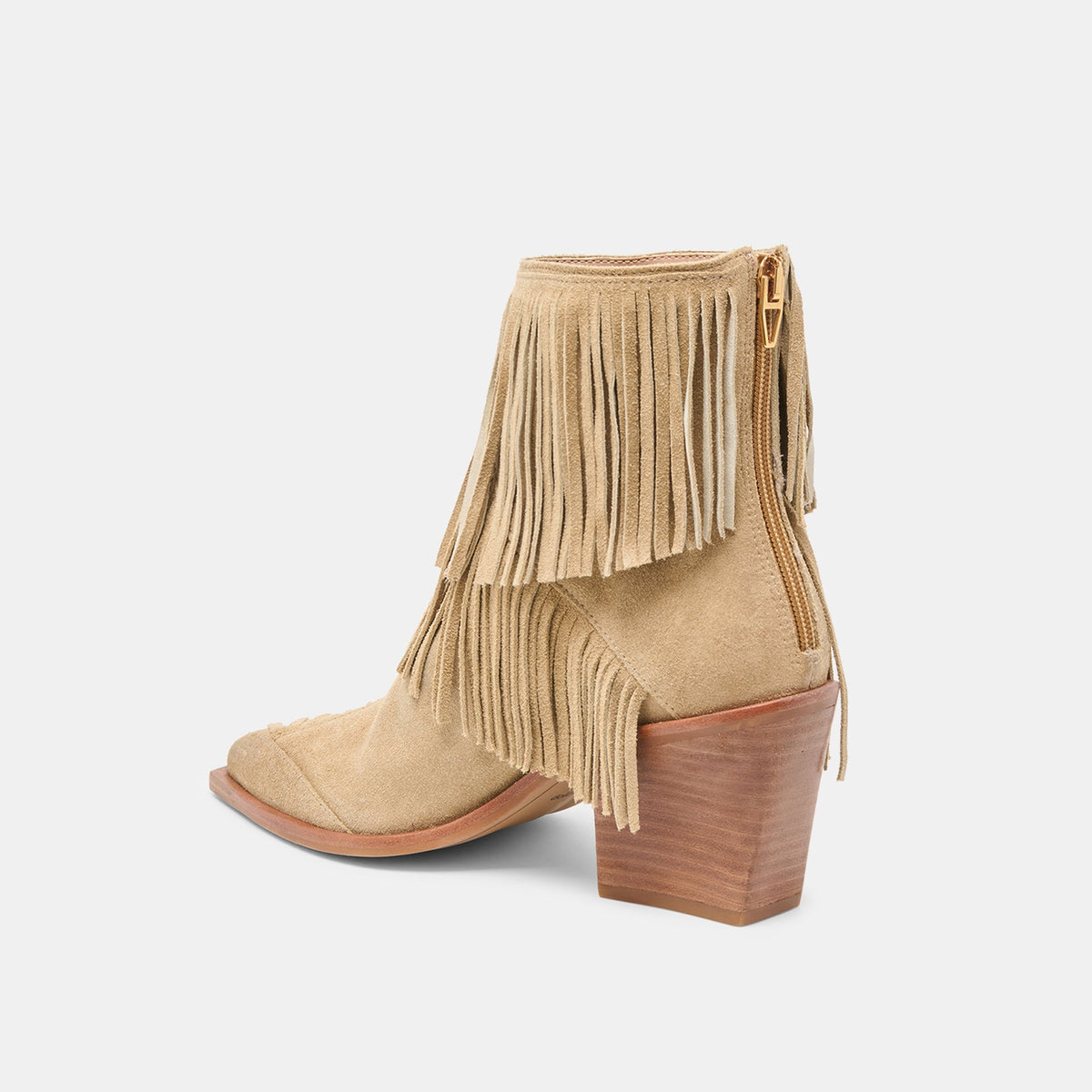 Torey Dk Taupe Suede Booties | Dolce Vita
