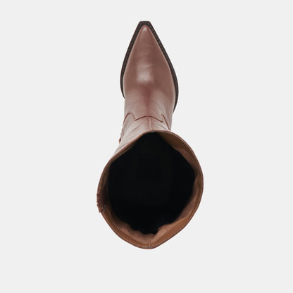 RAJ BOOTS CHOCOLATE LEATHER
 – Dolce Vita | Dolce Vita