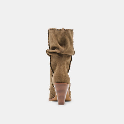 Julith Olive Suede Boots | Dolce Vita