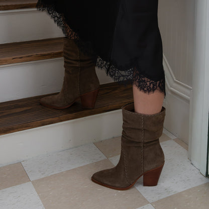 Julith Olive Suede Boots | Dolce Vita