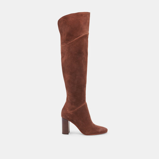 SURY BOOTS DARK SADDLE SUEDE
 – Dolce Vita | Dolce Vita