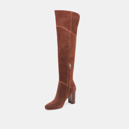 SURY BOOTS DARK SADDLE SUEDE
 – Dolce Vita | Dolce Vita