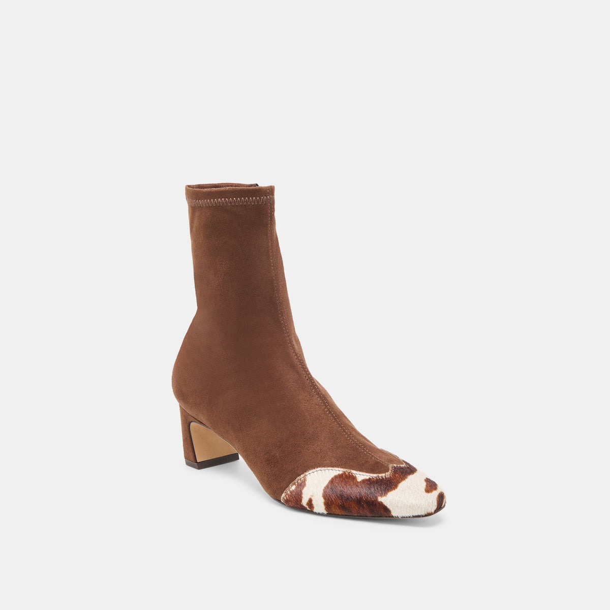 Anika Dk Brown Multi Stella Suede Boots | Dolce Vita