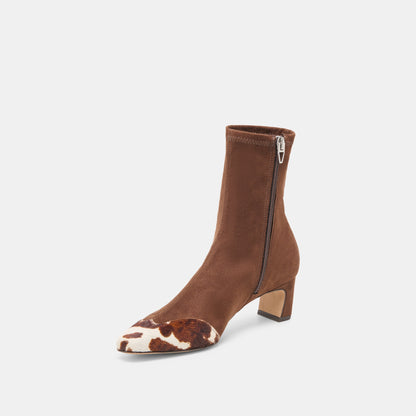 Anika Dk Brown Multi Stella Suede Boots | Dolce Vita
