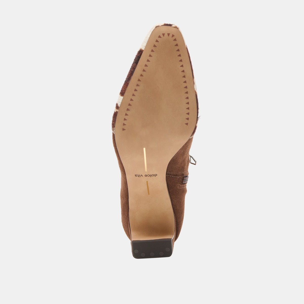 Anika Dk Brown Multi Stella Suede Boots | Dolce Vita