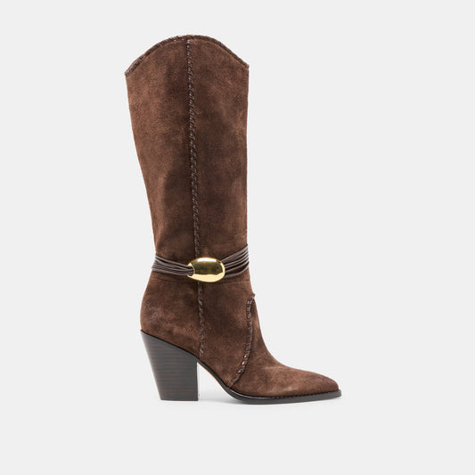 Jody Dk Brown Suede Boots | Dolce Vita