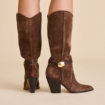 Jody Dk Brown Suede Boots | Dolce Vita