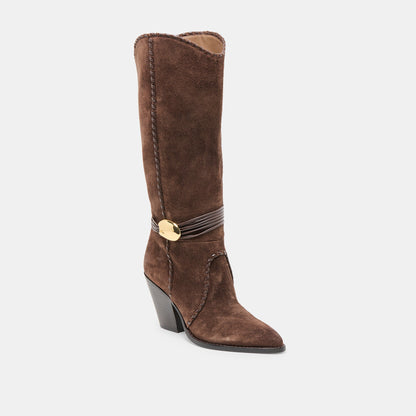 Jody Dk Brown Suede Boots | Dolce Vita