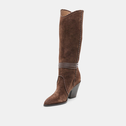 Jody Dk Brown Suede Boots | Dolce Vita