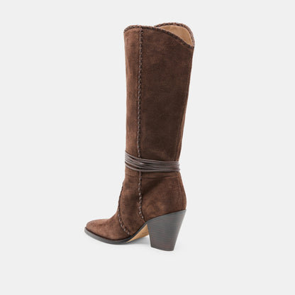 Jody Dk Brown Suede Boots | Dolce Vita