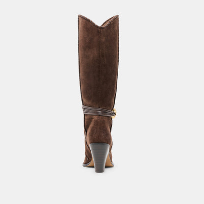 Jody Dk Brown Suede Boots | Dolce Vita