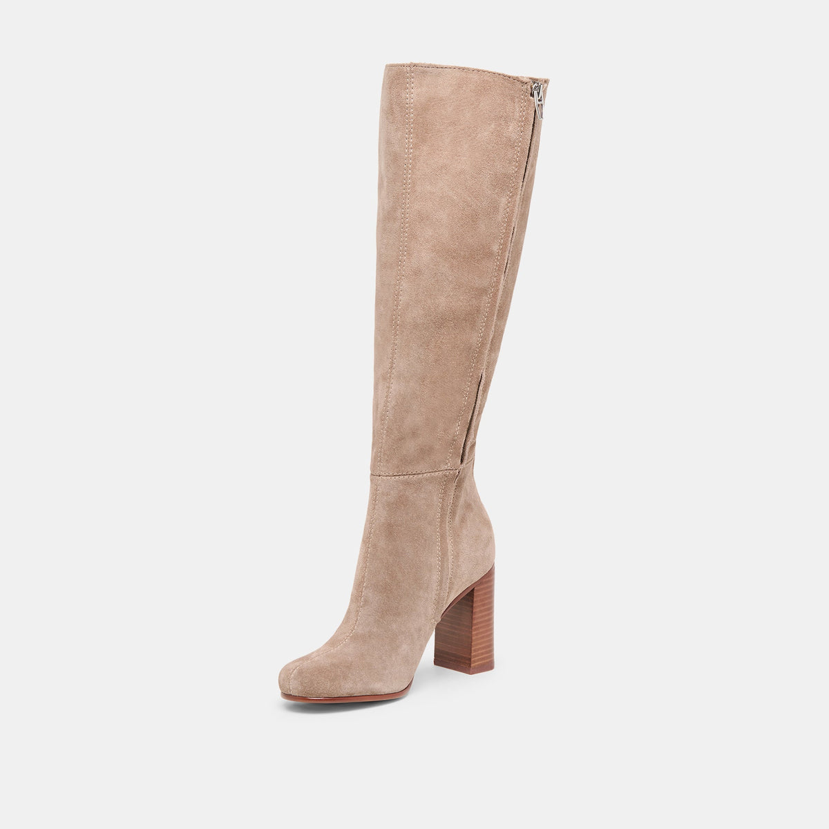 Hudsin Wide Calf Barley Suede Boots | Dolce Vita