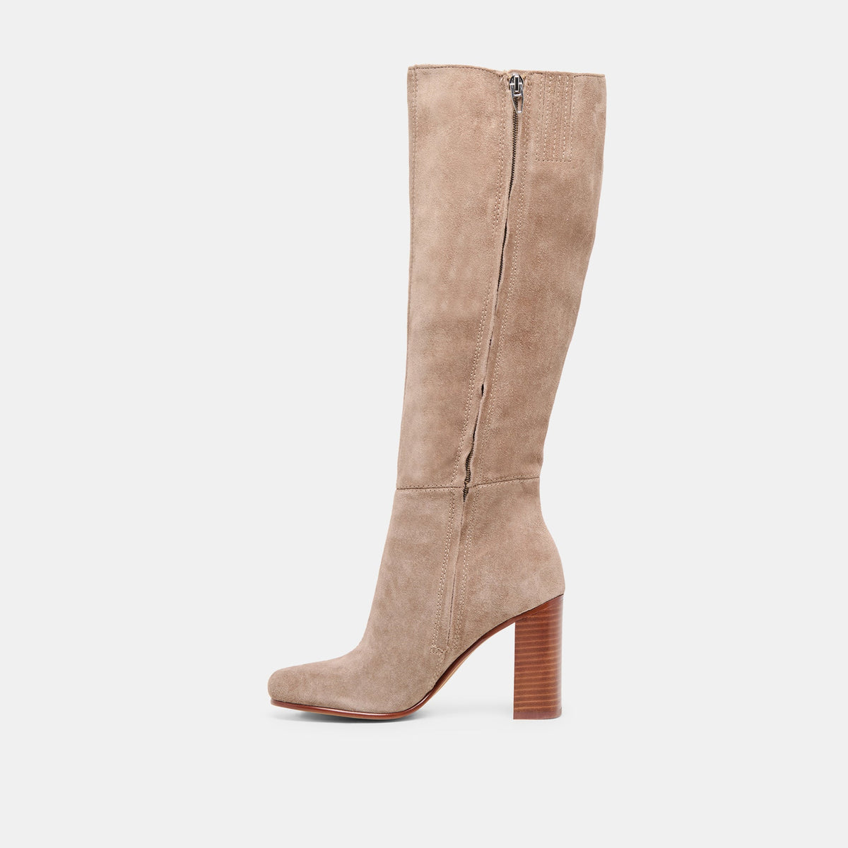 Hudsin Wide Calf Barley Suede Boots | Dolce Vita