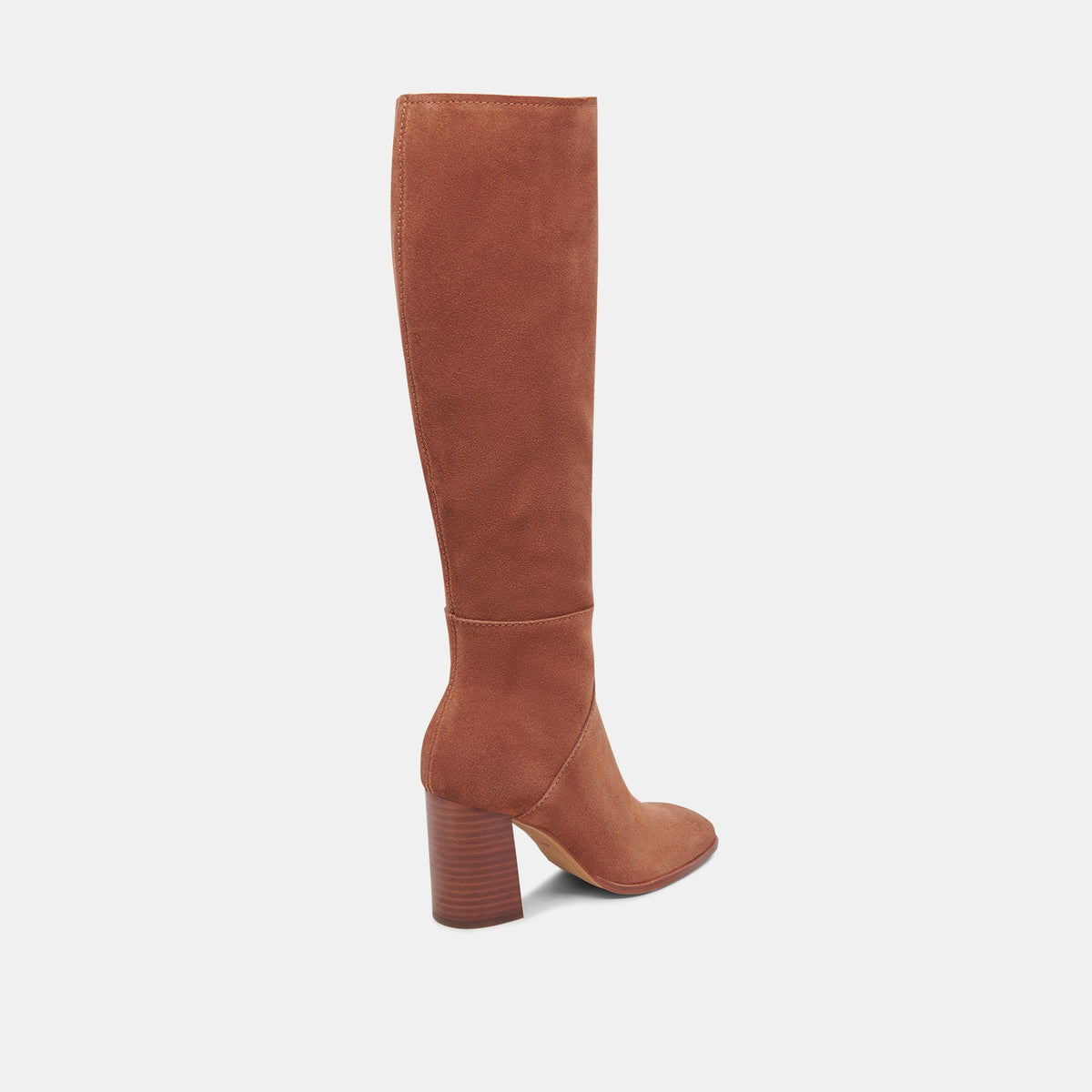 FYNN Wide Calf Boots DK Brown Suede | Brown Suede Knee-High Boots
 – Dolce Vita | Dolce Vita