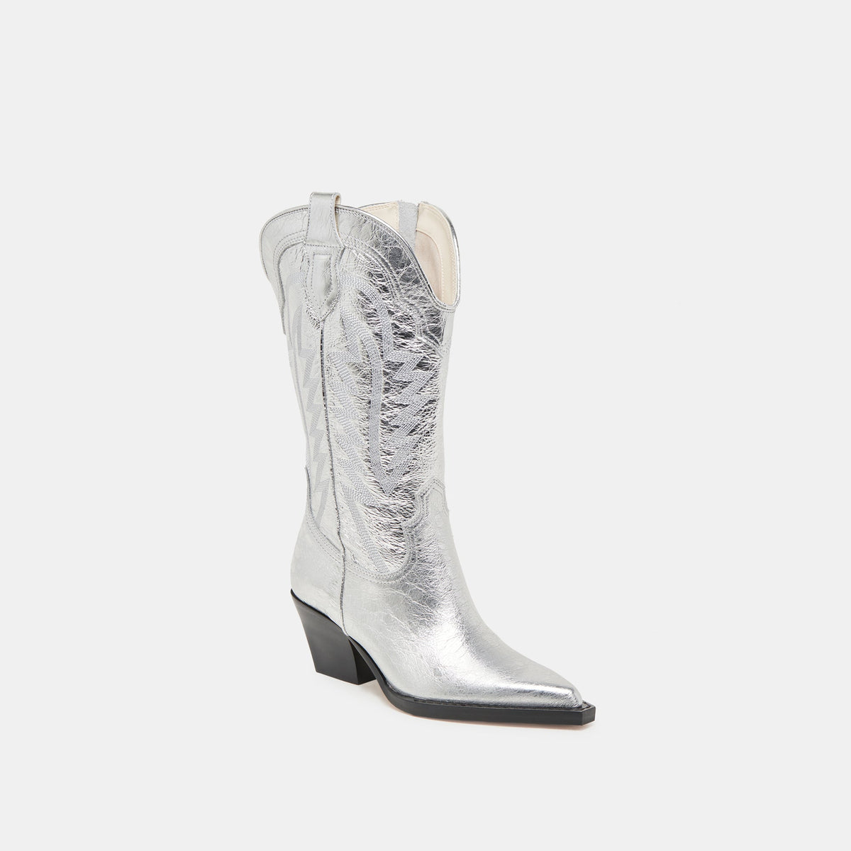 Ryland Extra Wide Calf Silver Boots | Distressed Leather Boots
 – Dolce Vita | Dolce Vita