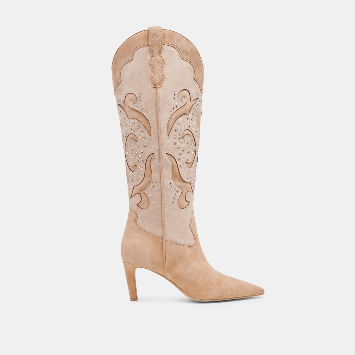 FINLEY STUD BOOTS CAMEL SUEDE
 – Dolce Vita | Dolce Vita