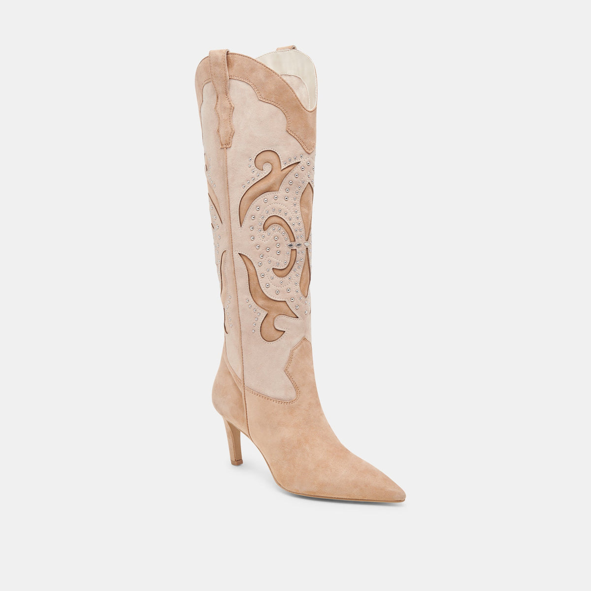 FINLEY STUD BOOTS CAMEL SUEDE
 – Dolce Vita | Dolce Vita