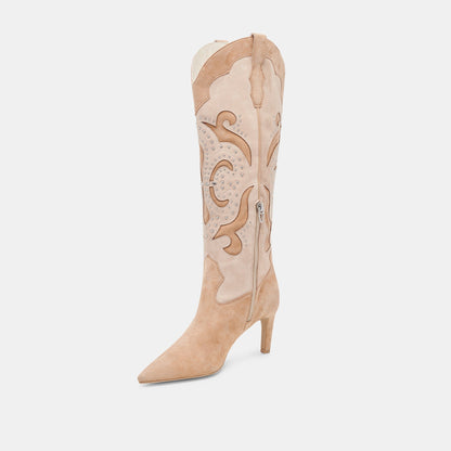 FINLEY STUD BOOTS CAMEL SUEDE
 – Dolce Vita | Dolce Vita