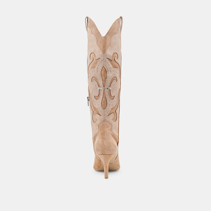 FINLEY STUD BOOTS CAMEL SUEDE
 – Dolce Vita | Dolce Vita