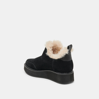Ardy Plush H2O Waterproof Onyx Suede Booties | Dolce Vita