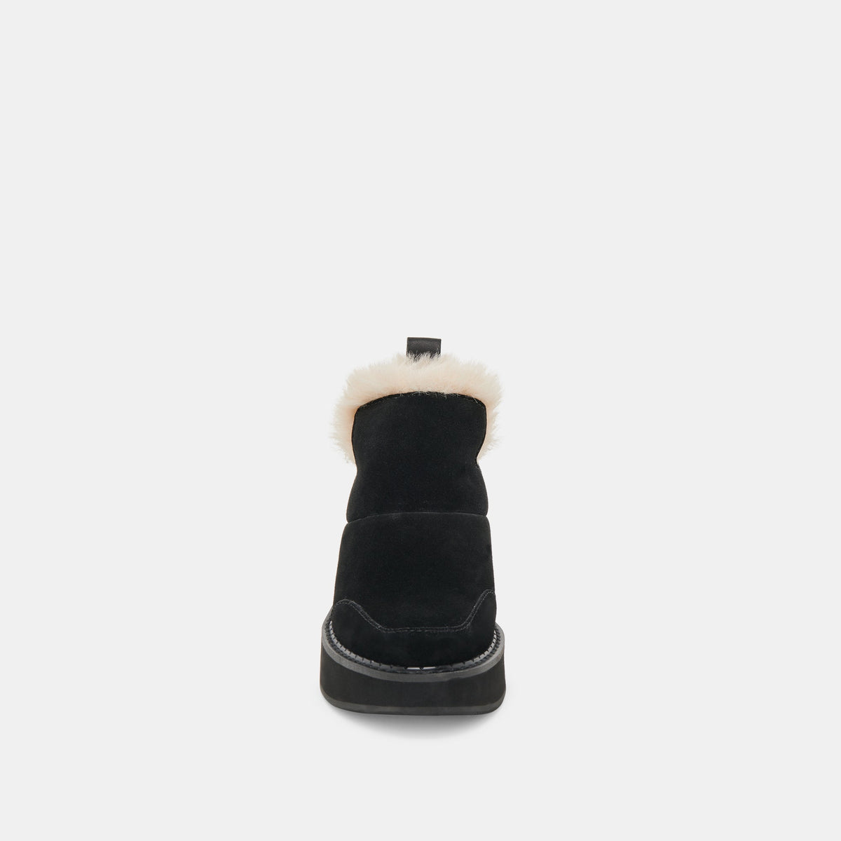 Ardy Plush H2O Waterproof Onyx Suede Booties | Dolce Vita