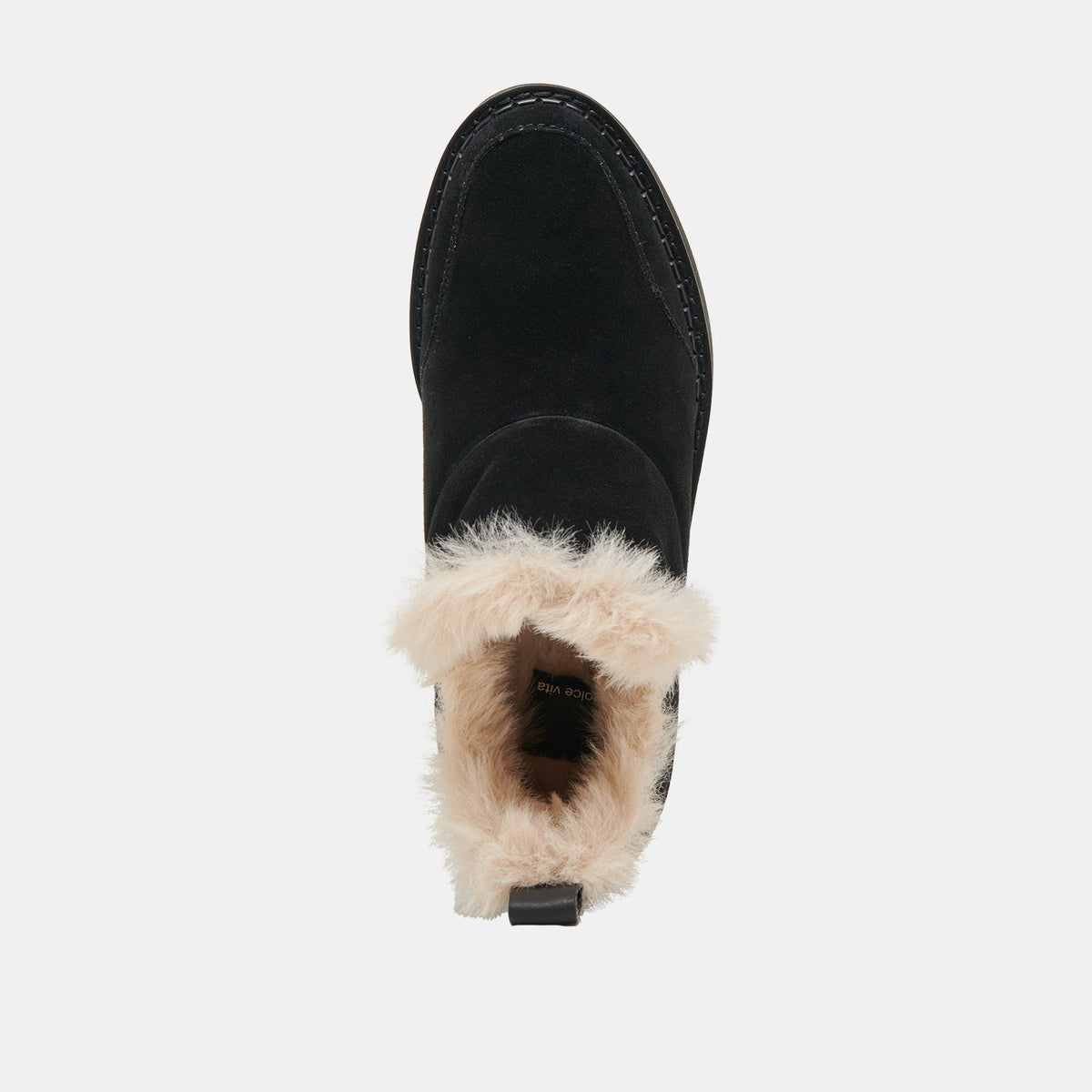 Ardy Plush H2O Waterproof Onyx Suede Booties | Dolce Vita