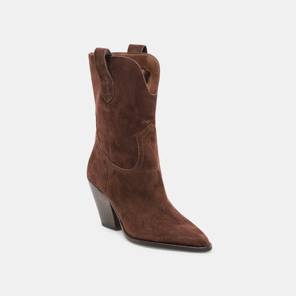 JESSEY BOOTS DK BROWN SUEDE
 – Dolce Vita | Dolce Vita