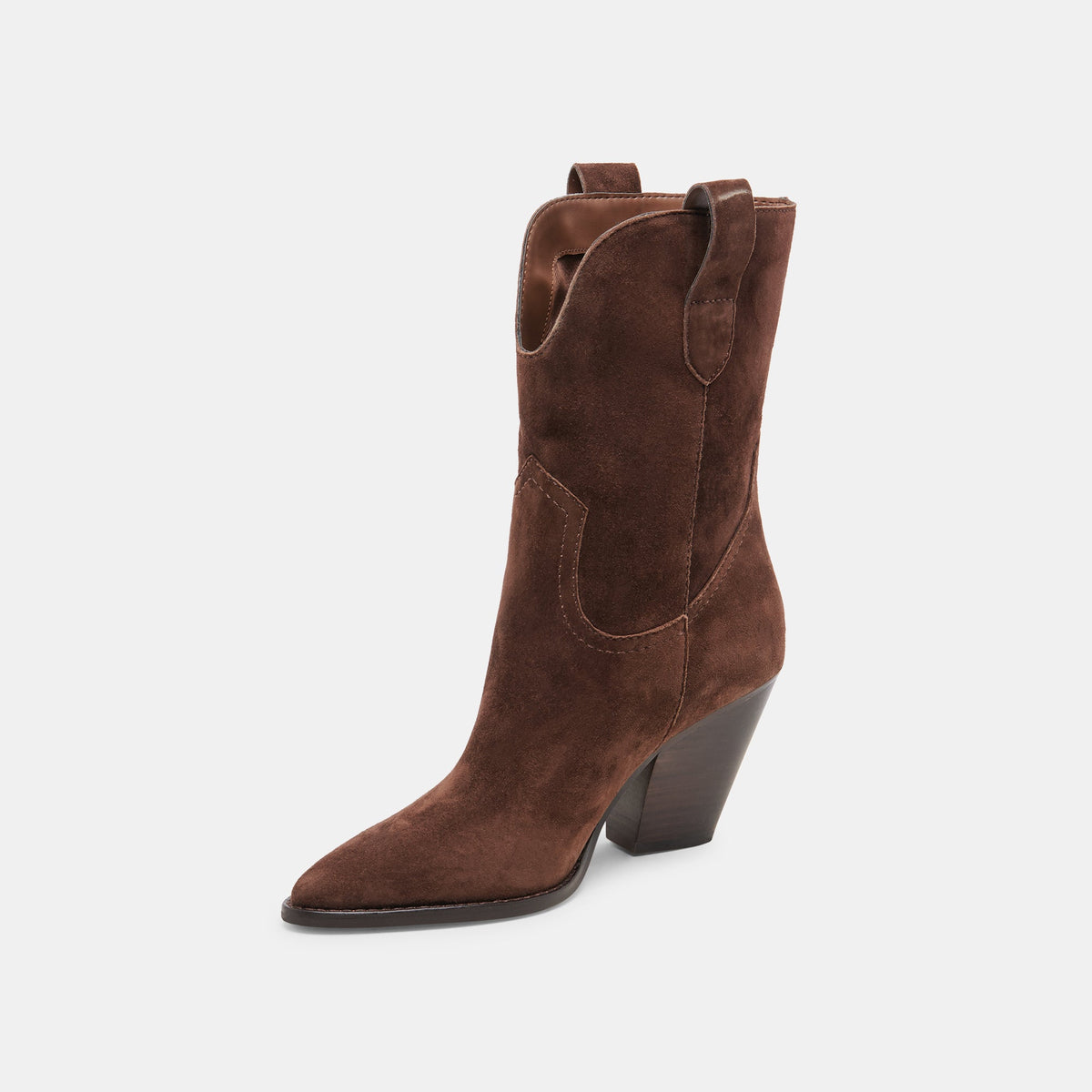 JESSEY BOOTS DK BROWN SUEDE
 – Dolce Vita | Dolce Vita