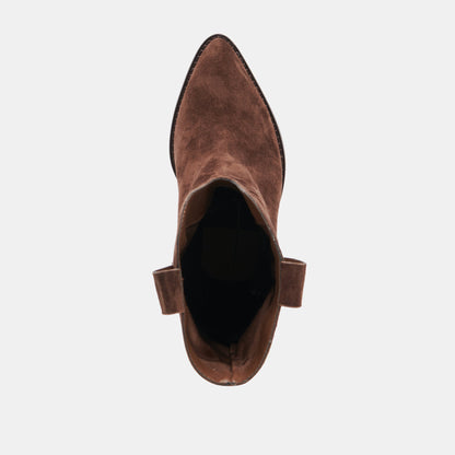 JESSEY BOOTS DK BROWN SUEDE
 – Dolce Vita | Dolce Vita