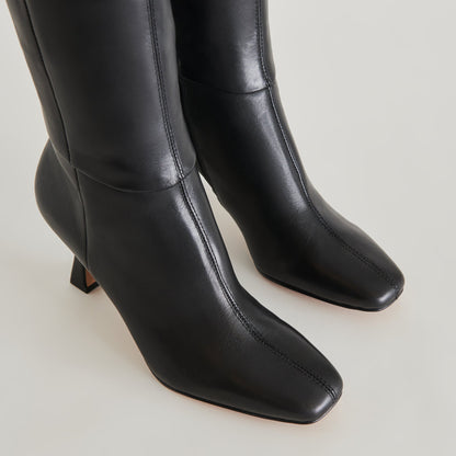Gyra Extra Wide Calf Black Boots | Leather Wide Calf Boots
 – Dolce Vita | Dolce Vita