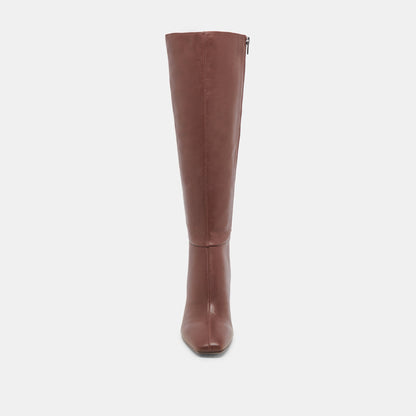 GYRA WIDE CALF BOOTS CHOCOLATE LEATHER
 – Dolce Vita | Dolce Vita