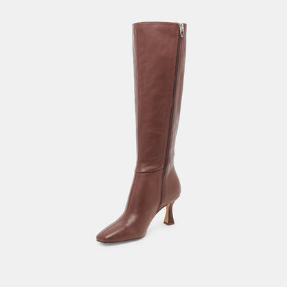 GYRA WIDE CALF BOOTS CHOCOLATE LEATHER
 – Dolce Vita | Dolce Vita