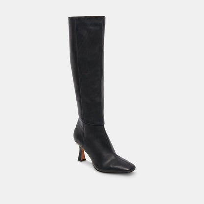 Gyra Black Leather Boots | Dolce Vita