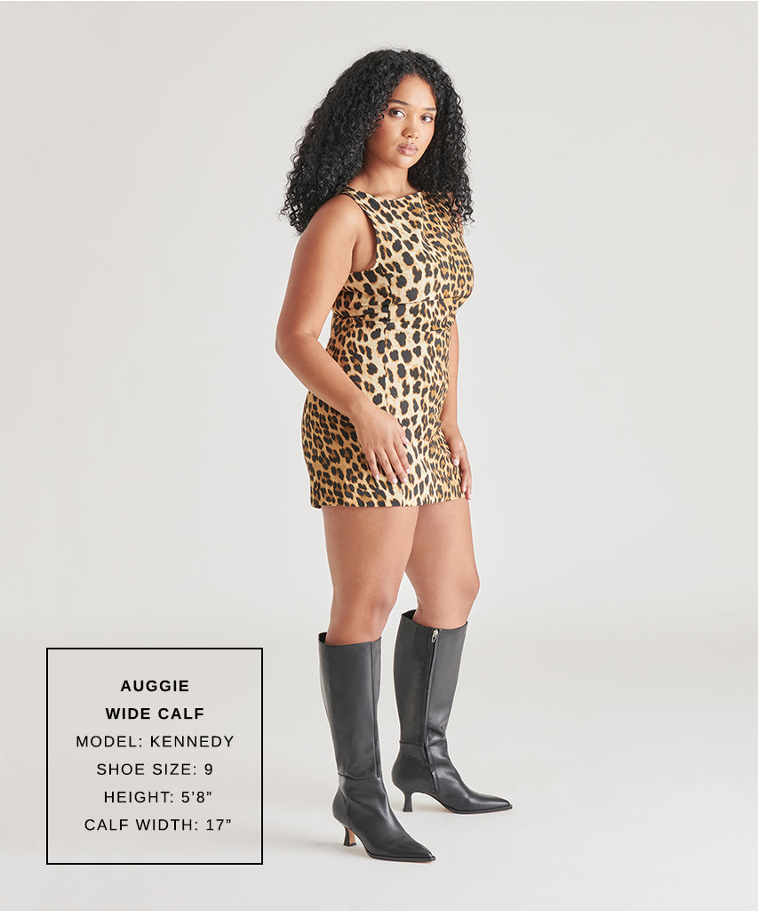 Auggie Wide Calf Boots | Black Leather Boots by Dolce Vita | Dolce Vita