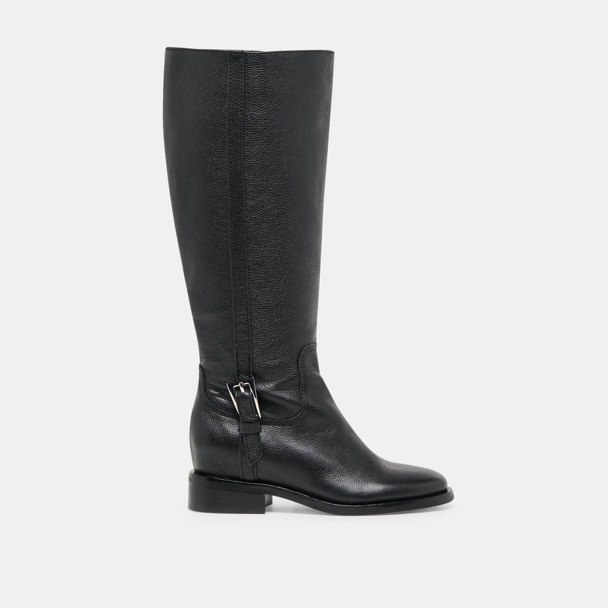 Kilian H2O Waterproof Black Leather Wide Calf Boots | Dolce Vita